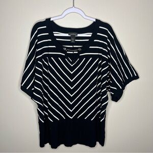 Lane Bryant‎ Striped Batwing Sweater